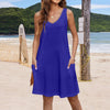 Summer Breeze Plus Size Pocket T-Shirt Dress ATHLEXES
