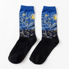 Abstract Art Van Gogh Inspired Women's Socks ATHLEXES