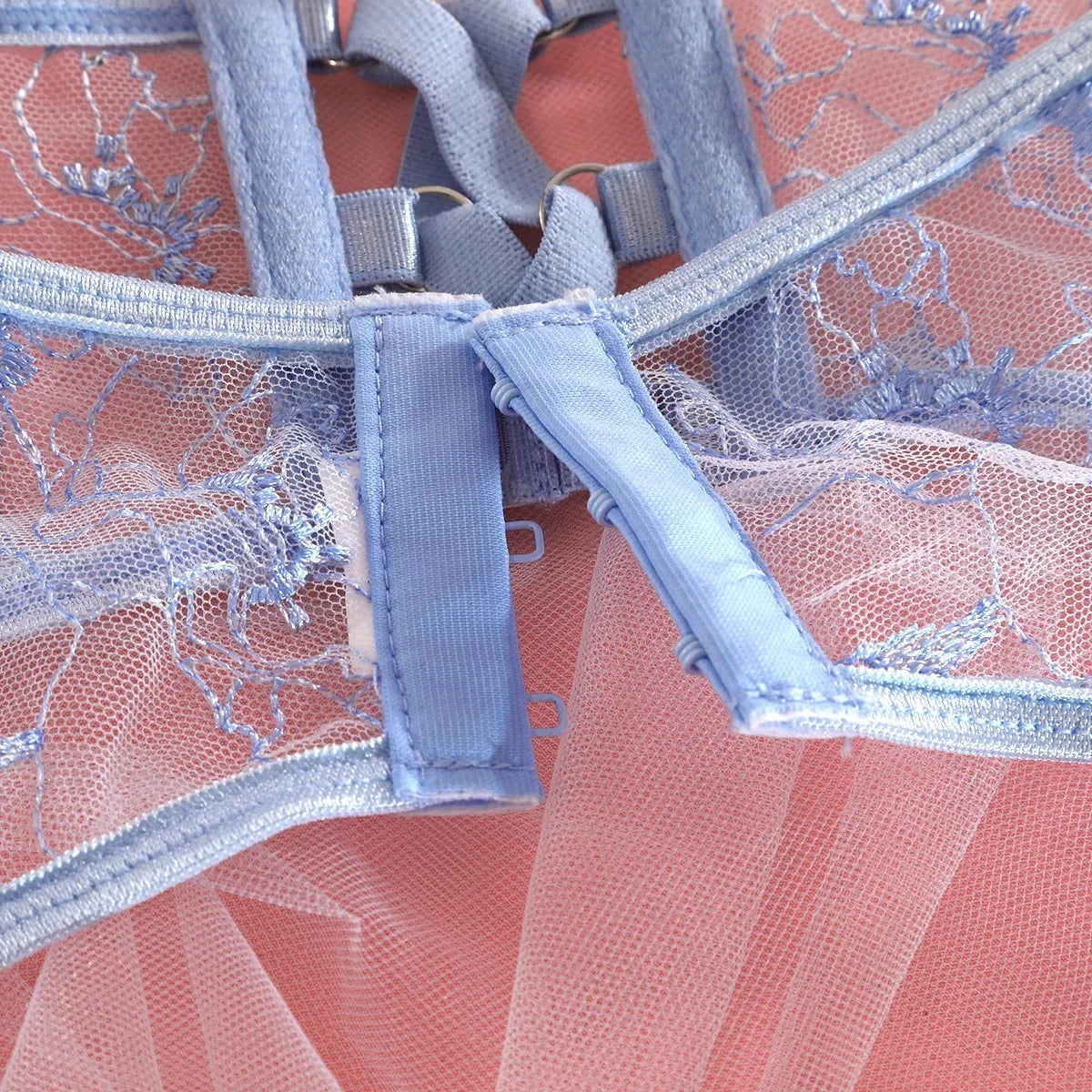 Luxe Floral Embroidery Lingerie Set ATHLEXES