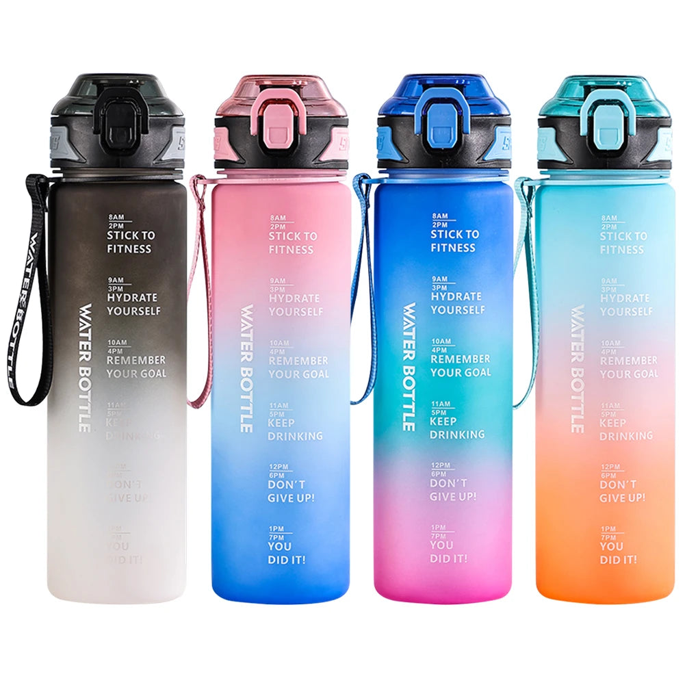HydraMark 1L Gradient Time-Marker Water Bottle ATHLEXES