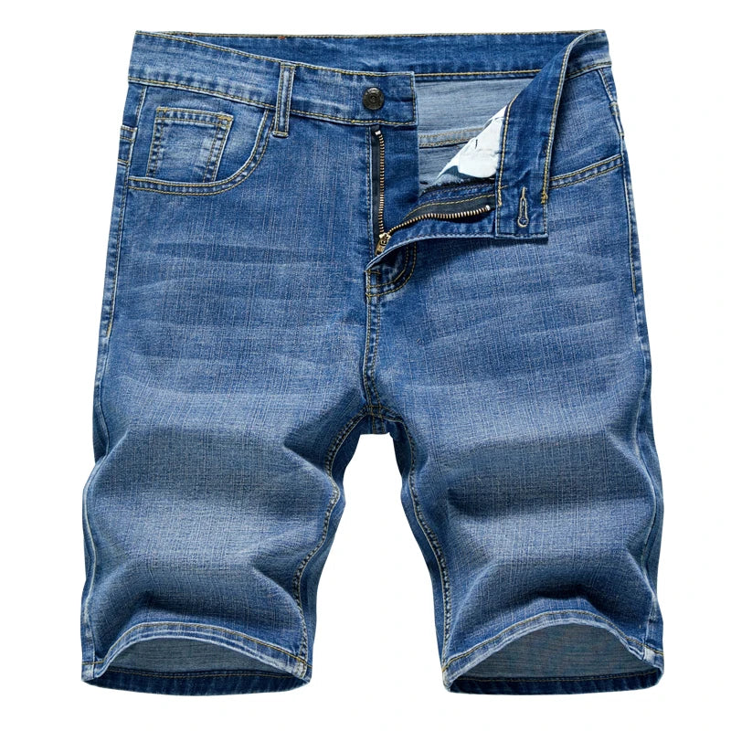 WTHINLEEC Menâ??s Classic Summer Denim Shorts ATHLEXES