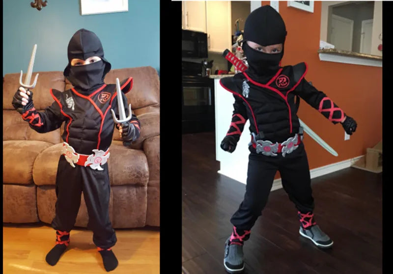 Ninja Warrior Deluxe Costume with Accessories for Kids ATHLEXES