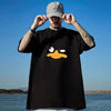 ZAZOMDE Retro Cartoon Tiger Oversized Tee ATHLEXES