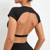 BreezeFit Backless Yoga Crop Top for Women ATHLEXES