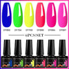 NailArt Pro 6pc UV Gel Polish Kit for Manicure ATHLEXES