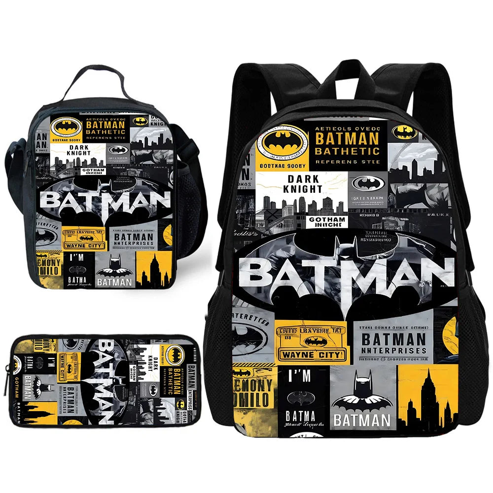 HeroPack Kids Backpack Set with Lunch and Pencil Case ATHLEXES