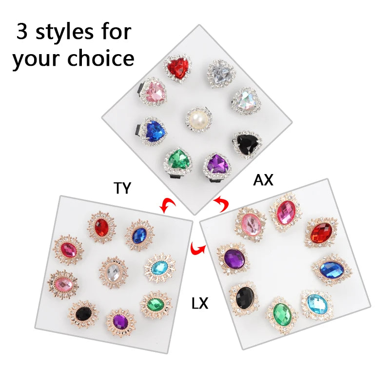 GlamRhinestone Diamond Shoelace Charms for Sneakers ATHLEXES