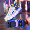 ShinyGlow LED Roller Skate Shoes for Kids ATHLEXES