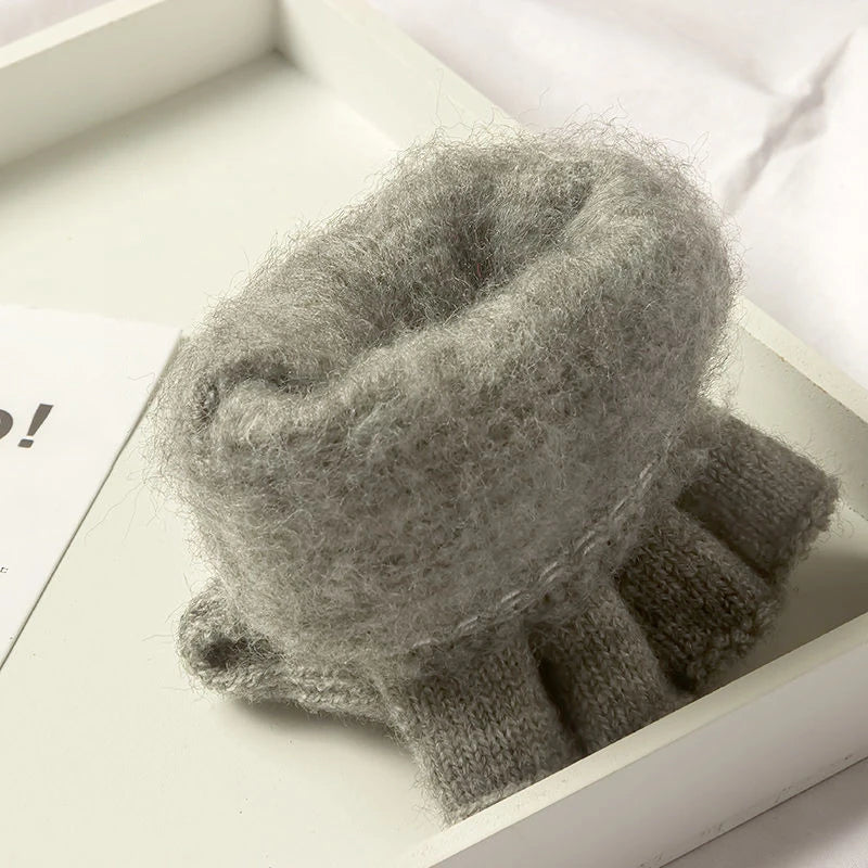 CozyKnits Touch Screen Fingerless Gloves for Winter Warmth ATHLEXES
