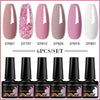 NailArt Pro 6pc UV Gel Polish Kit for Manicure ATHLEXES