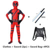 Epic Kids Deadpool Superhero Cosplay Jumpsuit ATHLEXES