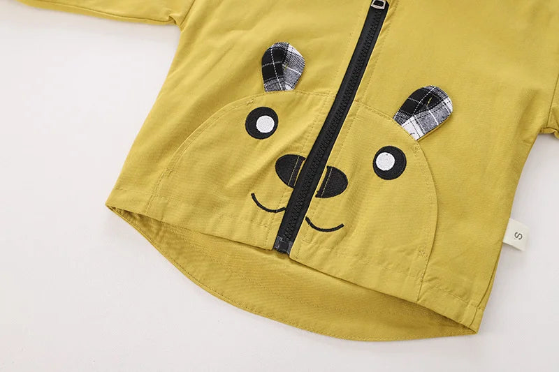 Spring Autumn Kids Sporty Hooded Jacket ATHLEXES