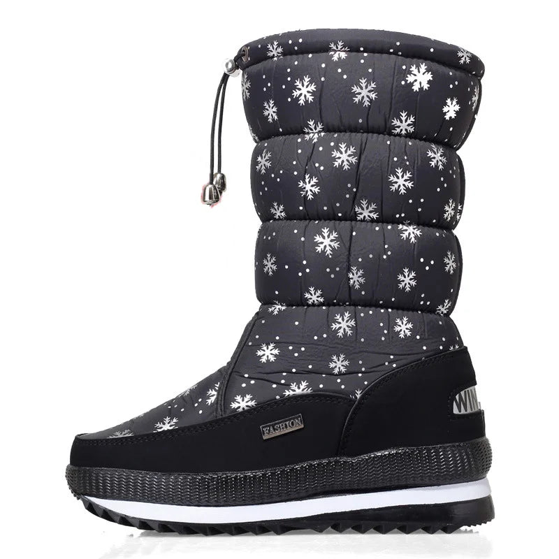 ChicFrost Plush Waterproof Winter Platform Boots ATHLEXES