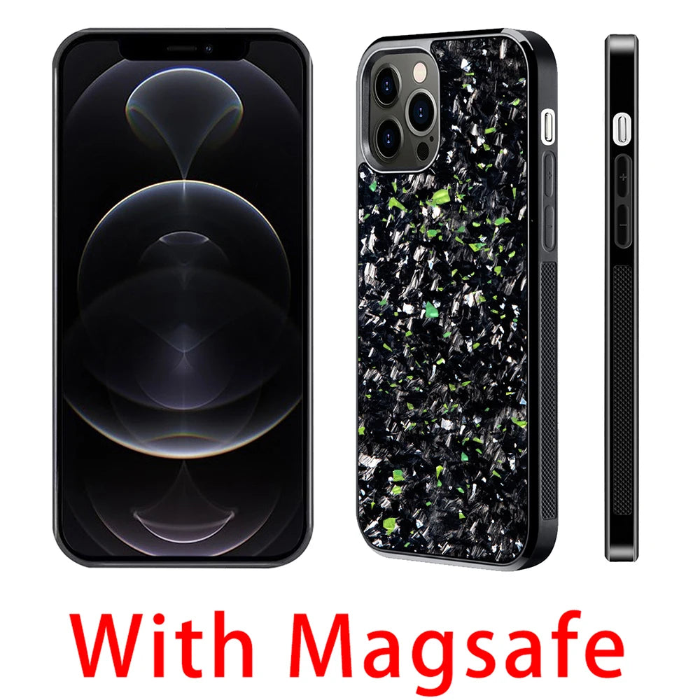 Magsafe Carbon Fiber Case for iPhone Models 10-15 ATHLEXES