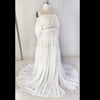 Elegant Maternity Off Shoulder Chiffon Dress ATHLEXES