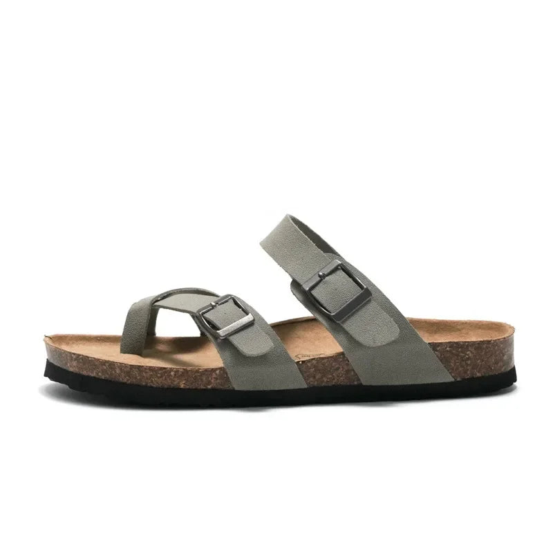 Cork Breeze Summer Sandals for Men - Stylish Beach Footwear ATHLEXES