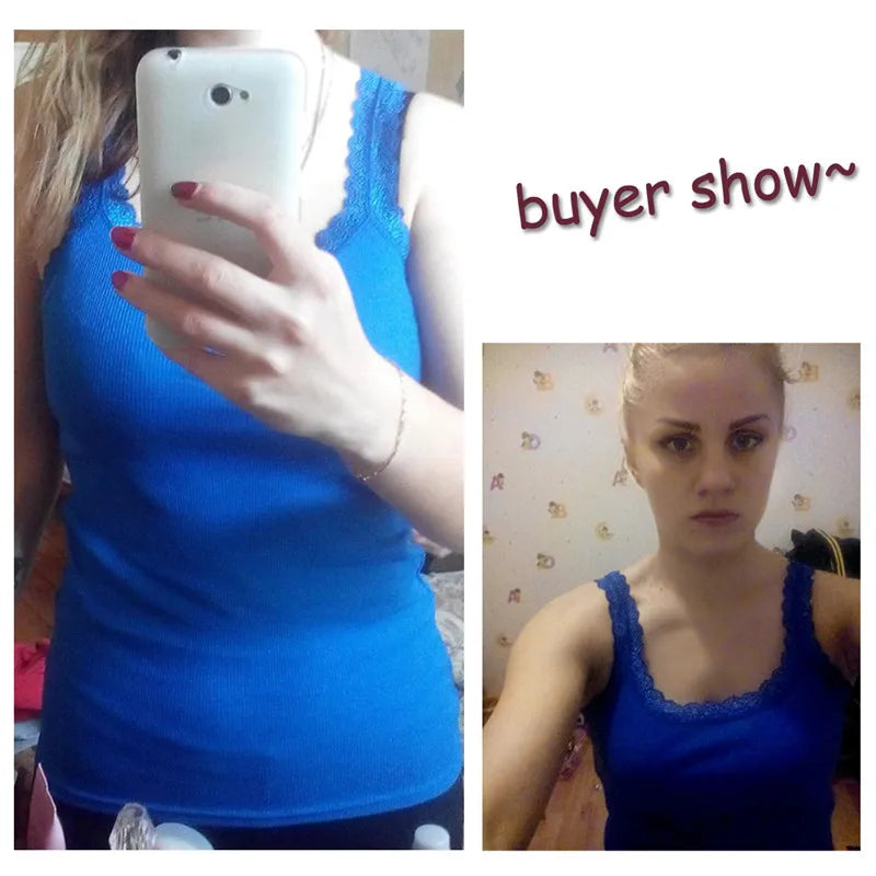 Luxe Lace Sleeveless Tank Top for Women ATHLEXES