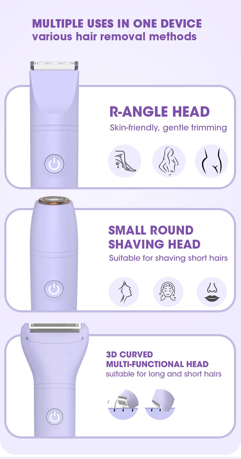 RESUXI 3 in 1 Women's Electric Hair Trimmer ATHLEXES