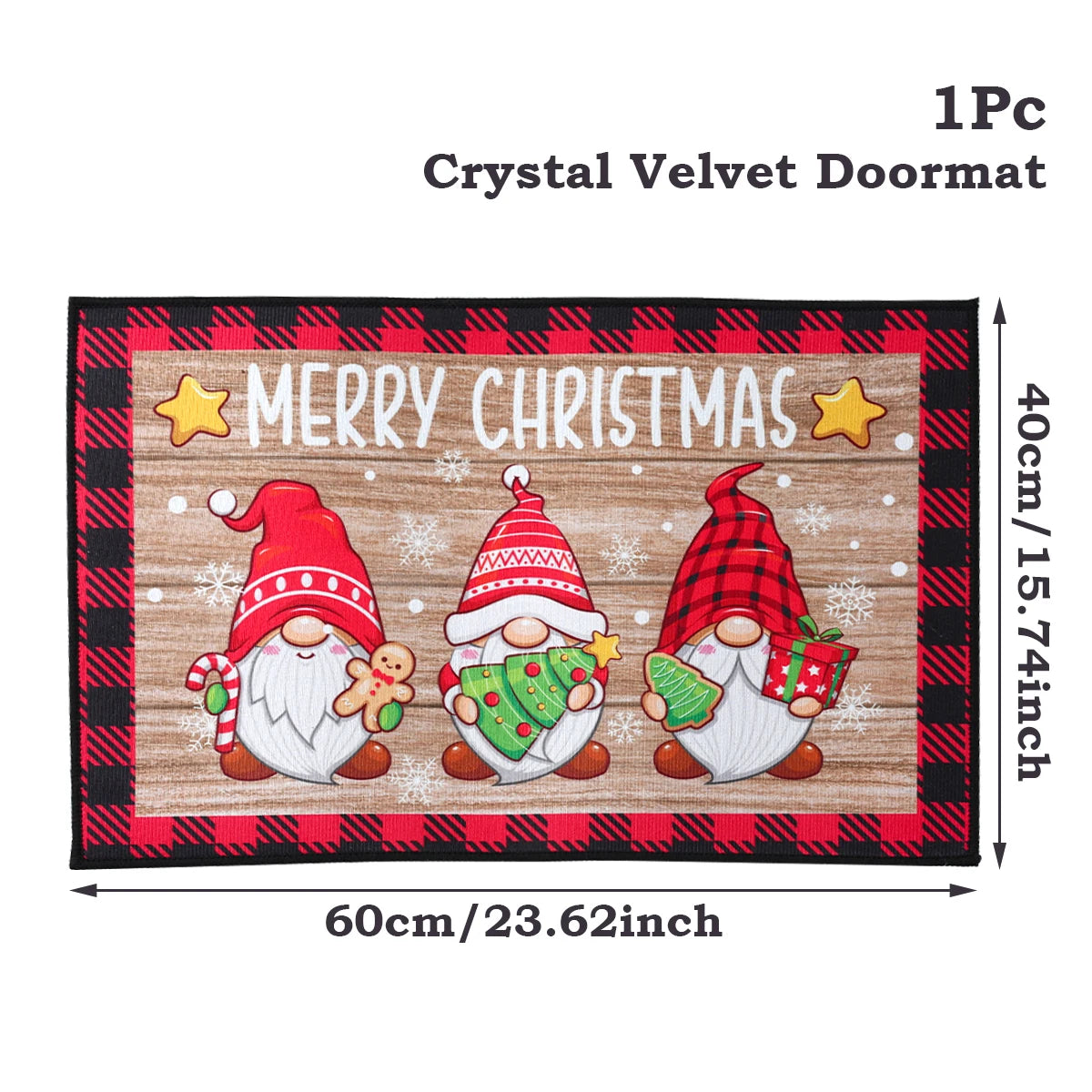 Santa Claus Holiday Outdoor Door Mat 2024 ATHLEXES