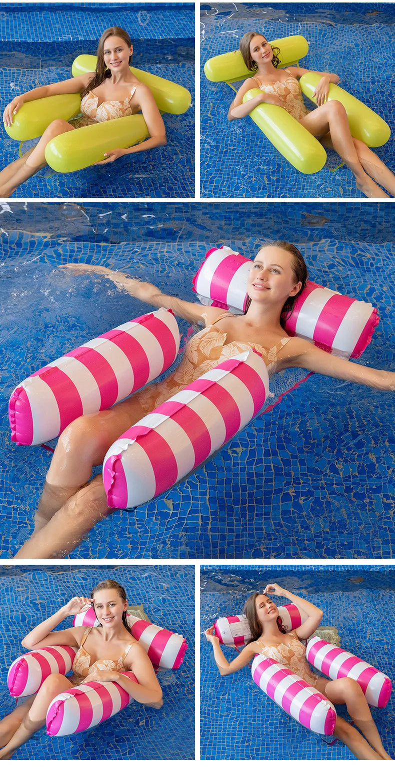 LuxeWater Hammock Inflatable Pool Float Bed ATHLEXES