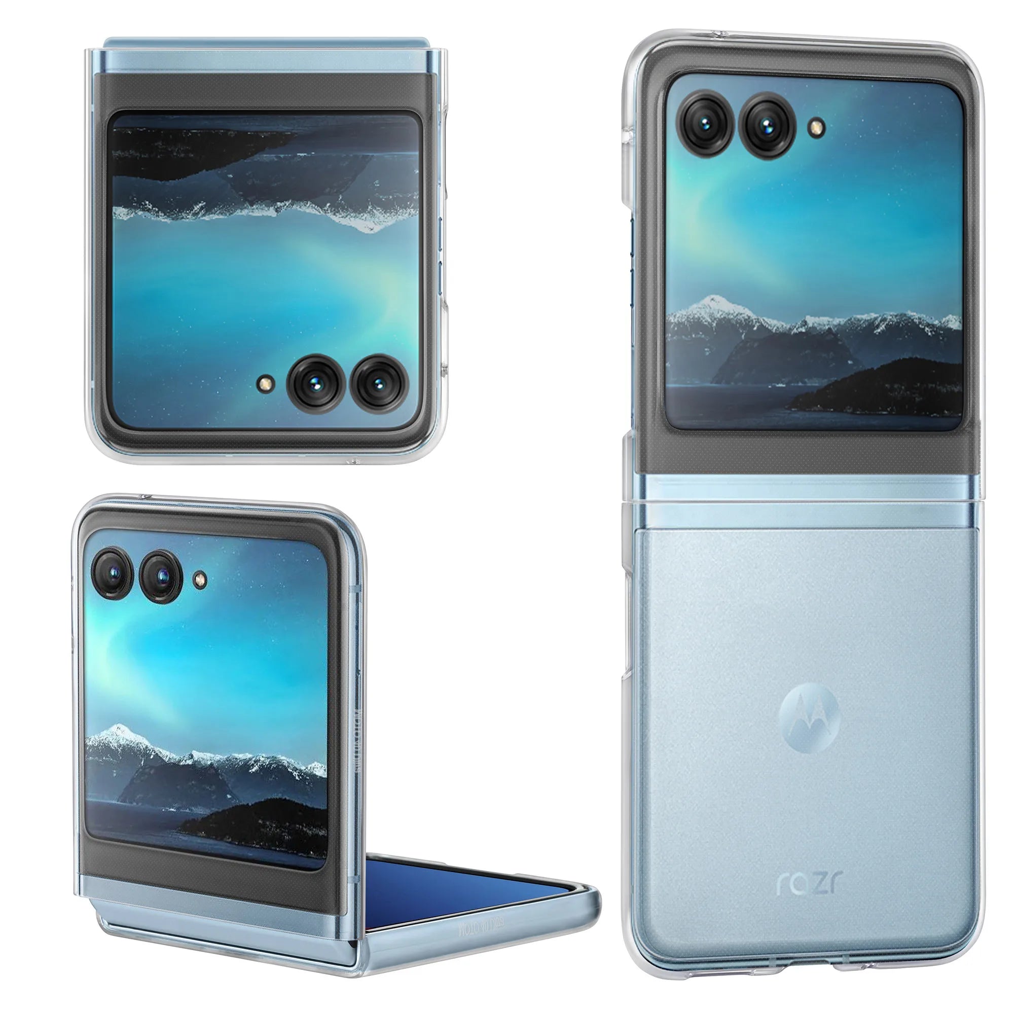 UltraShield Clear Case for Motorola Razr 40/50 5G ATHLEXES
