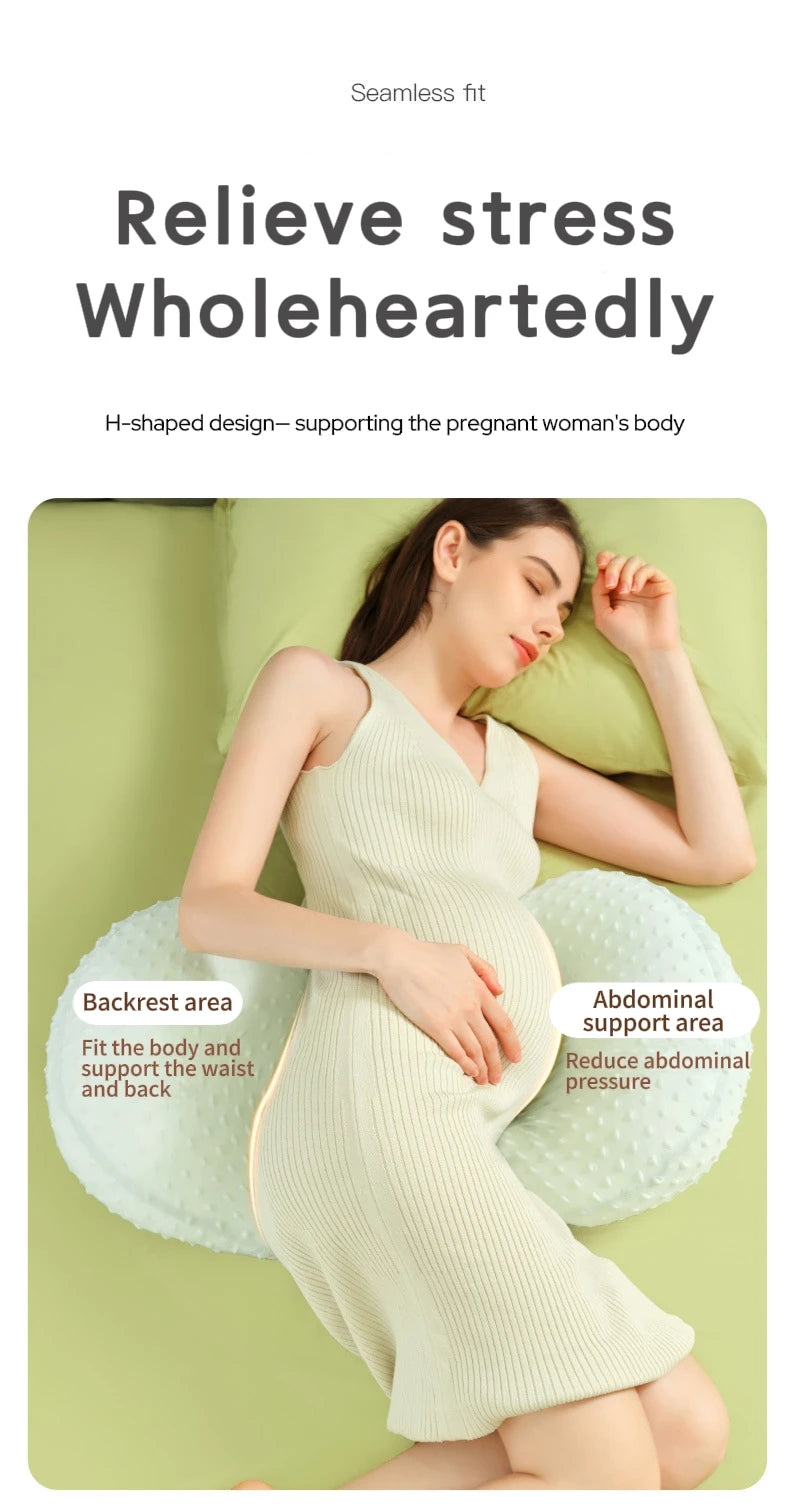 SilkComfort U-Shaped Pregnancy Pillow ATHLEXES
