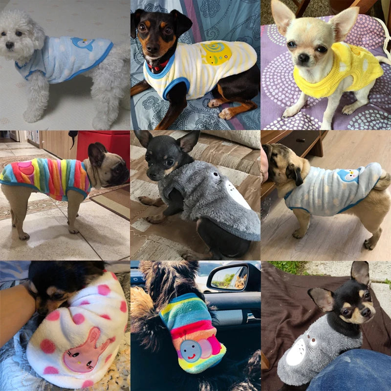 Winter Soft Fleece Dog Clothes ATHLEXES