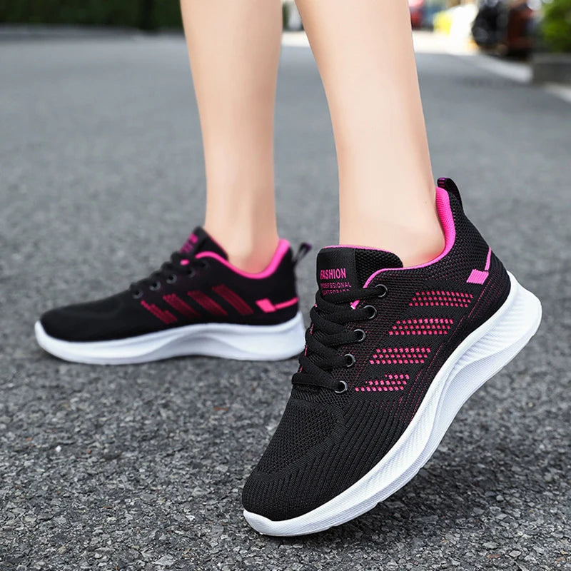 BreathEasy Women's Mesh Flat Sneakers 2024 ATHLEXES