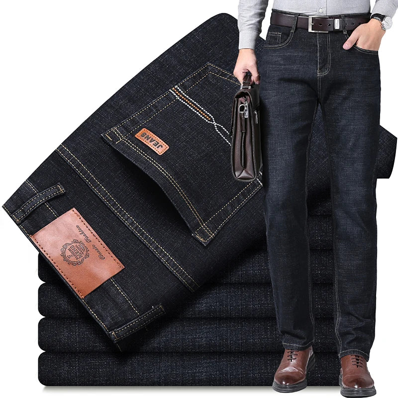 Elite Stretch Business Denim Trousers for Men ATHLEXES