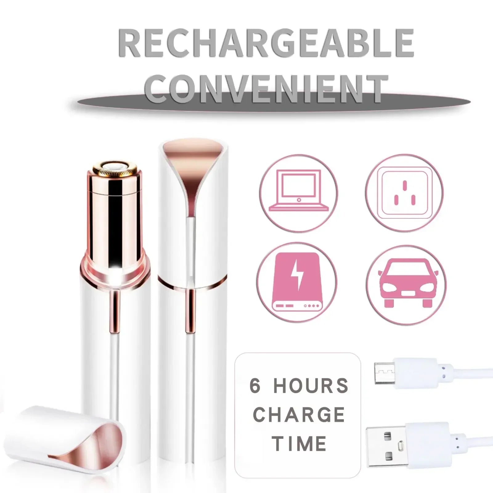 LuxeGroom Lipstick Electric Hair Remover ATHLEXES