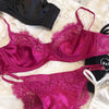 Sexy Underwear Set for Women Ultra-thin Lace Bra Thong ATHLEXES