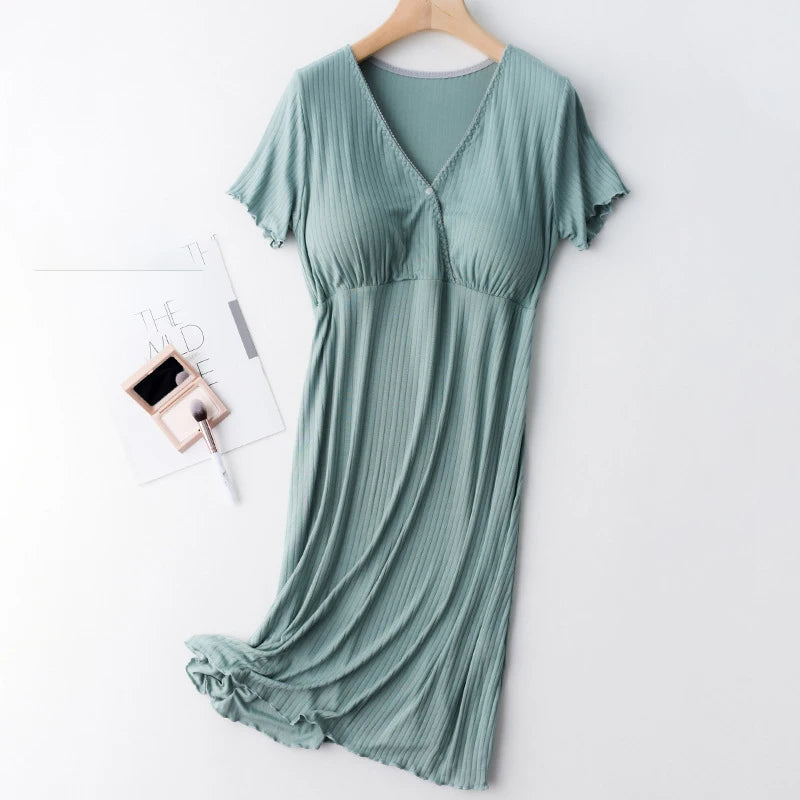 ComfortMaternity Modal Nursing Nightgown ATHLEXES