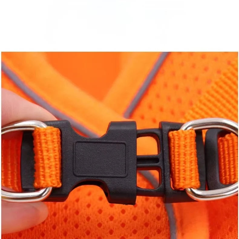 Reflective Cat Harness Set with Adjustable Leash for Small Pets ATHLEXES