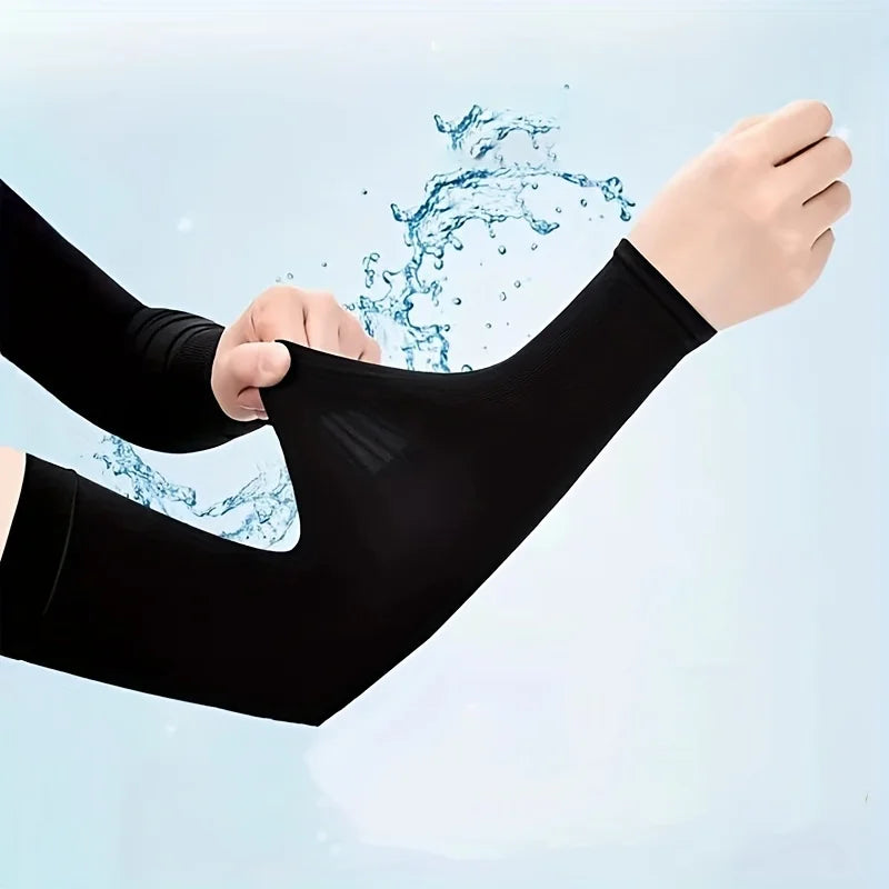 SilkGuard Breathable Sun Protection Arm Sleeves ATHLEXES
