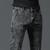 Classic Slim Stretch Black & Dark Gray Men's Jeans Trousers ATHLEXES