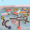 Sticky Wall City Traffic Bath Toy Set for Kids ATHLEXES