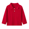 Stylish Kids' Solid Color Polo T-Shirt ATHLEXES