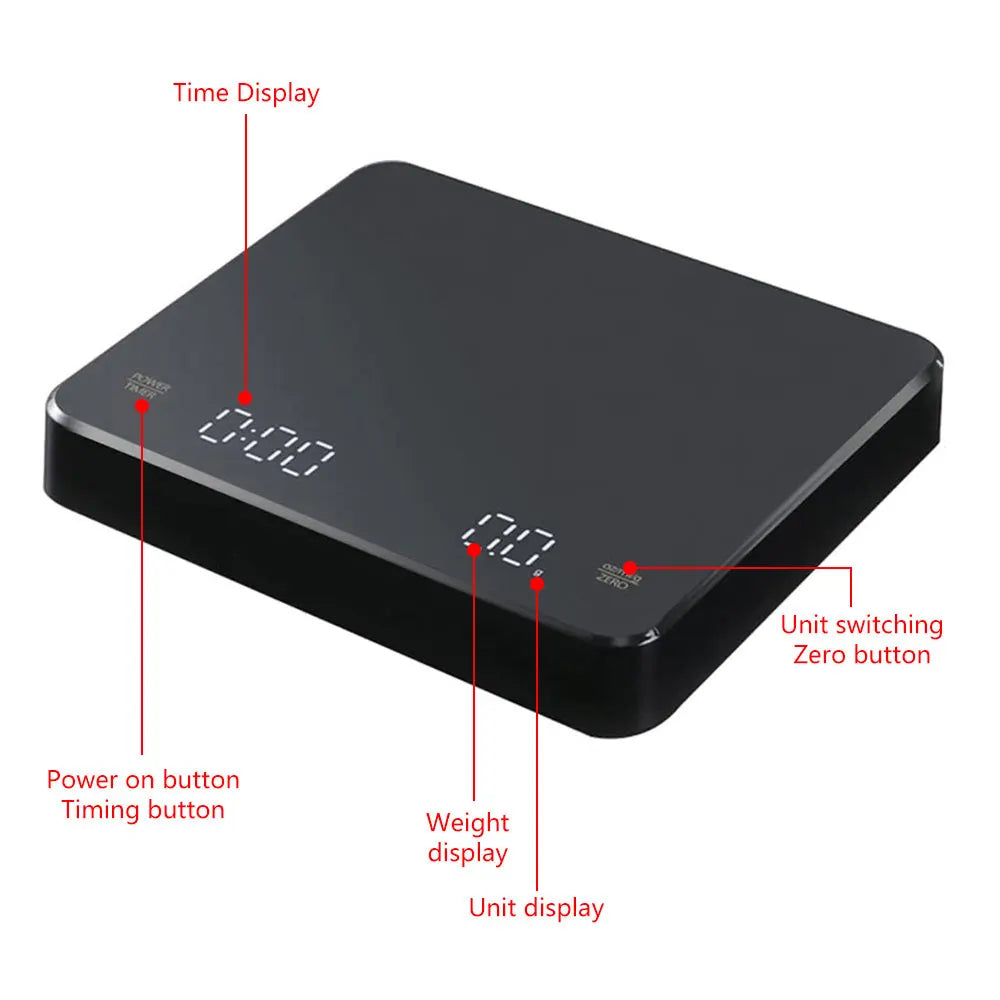 Precision Brew Digital Coffee Scale with Timer ATHLEXES