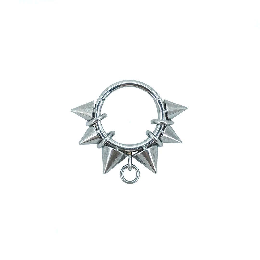 MDNEN Titanium Three-Layer Clicker Earring Set ATHLEXES