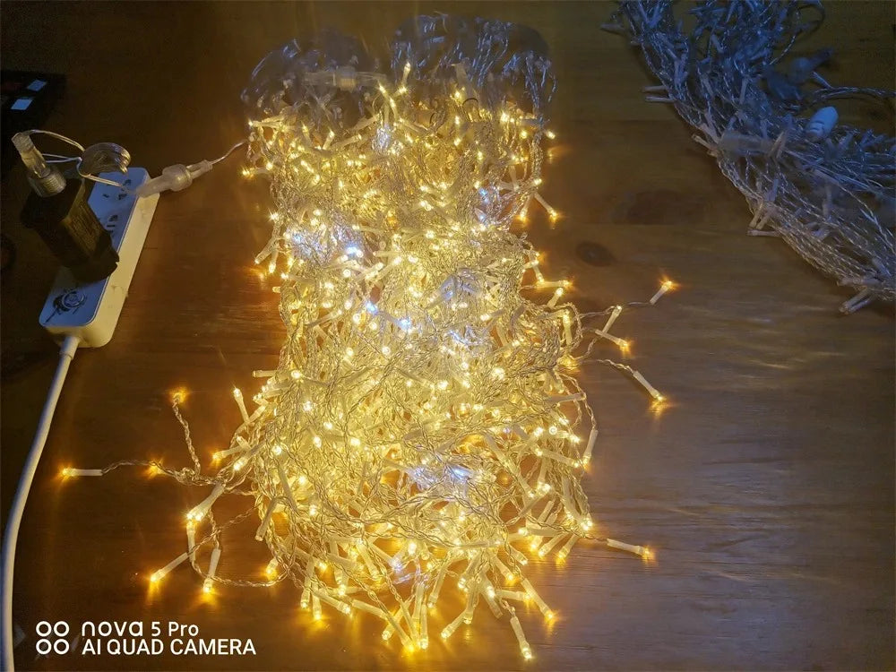 Enchanting Warm White Icicle LED Fairy Lights 2025 ATHLEXES