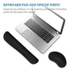 ErgoComfort Memory Foam Mouse Pad with Wrist Support ATHLEXES