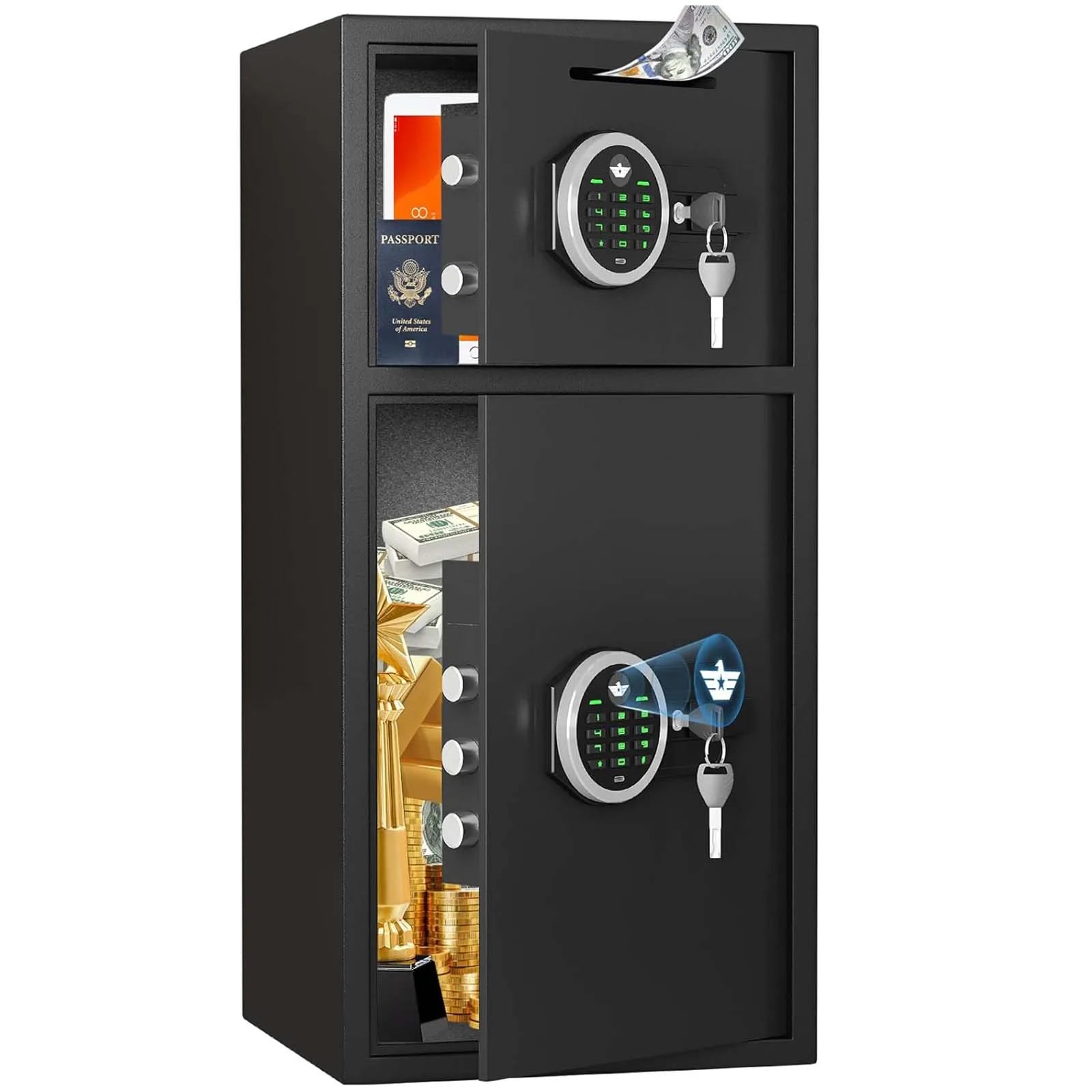 SecureGuard Heavy Duty Safe with Dual Alarm System ATHLEXES