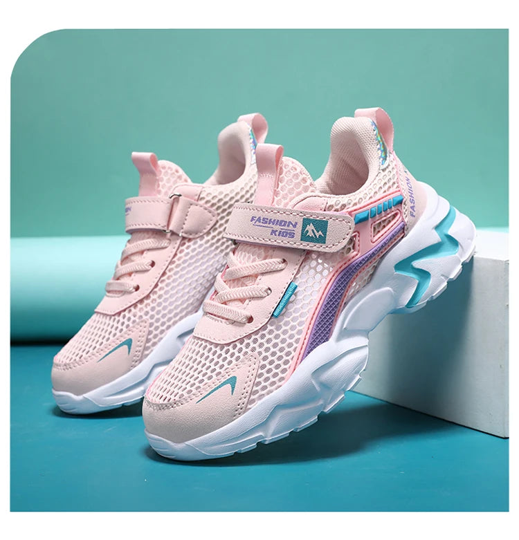 BreezeStep Kids Breathable Mesh Sneakers ATHLEXES