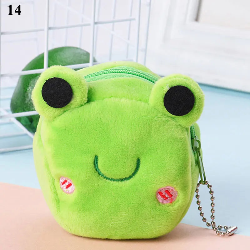 Cute Plush Snapper Fish Coin Purse Wristlet Wallet ATHLEXES
