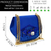 Royal Blue Elegance: Venus Chan Heel & Bag Set ATHLEXES