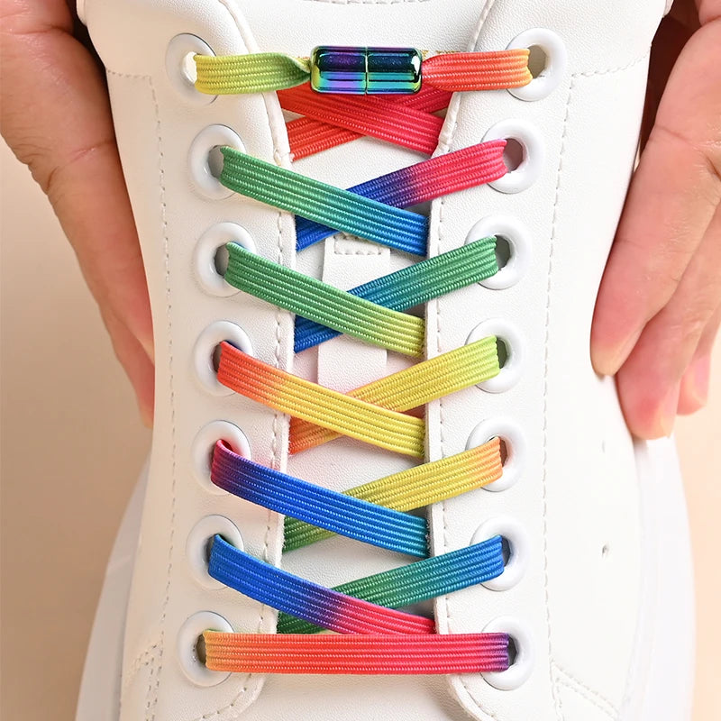 Colorful No Tie Elastic Shoe Laces for All Ages ATHLEXES