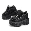 Gothic Chic Lace-Up Platform Ankle Boots ATHLEXES
