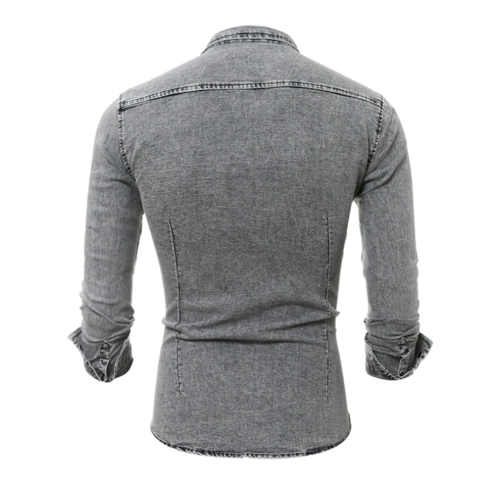 AutumnBlend Casual Denim Lapel Shirt ATHLEXES