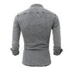 AutumnBlend Casual Denim Lapel Shirt ATHLEXES