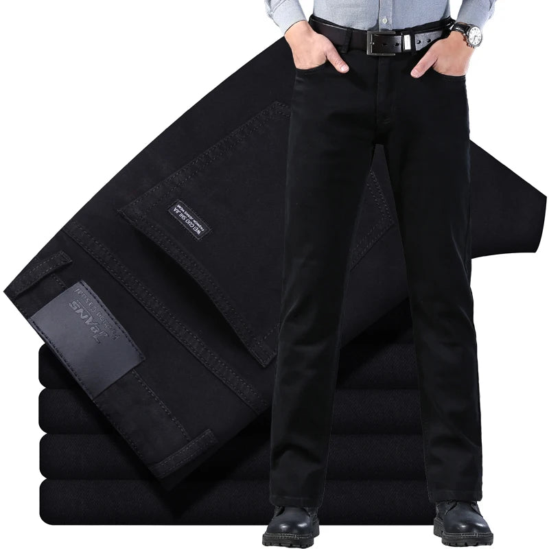 Elite Stretch Business Denim Trousers for Men ATHLEXES